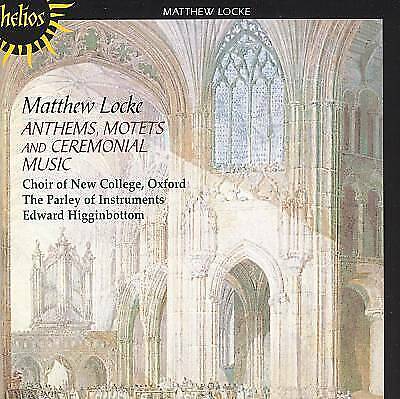 MediaTronixs Matthew Locke : Anthems, Motets and Ceremonial Music (Parley of Instruments) CD Pre-Owned
