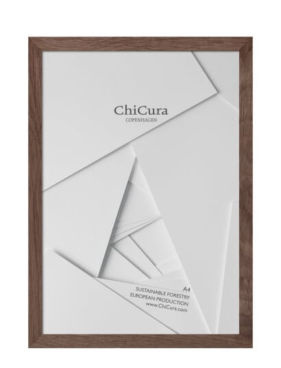 ChiCura Wooden Frame A4 Glass Brown 21X29.7CM ChiCura Wooden Frame A4 Glass Brown 21X29.7CM
