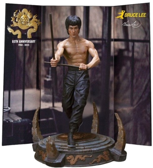 Bruce Lee Kali Sticks Fight Deluxe Version Polyresin Statue