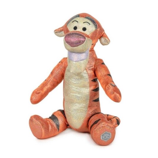 Ole Brumm Disney 100år Glitter Plysjbamse 30cm Tigergutt Ole Brumm Disney 100år Glitter Plysjbamse 30cm Tigergutt