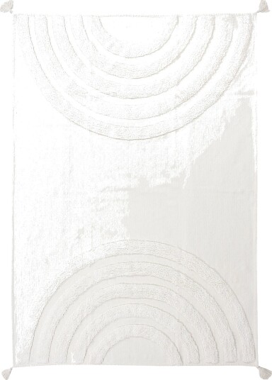 Ryetepper Everly Natural Cotton Shaggy offwhite Størrelse: 160 x 230 cm