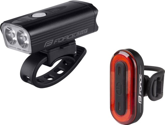 FORCE Diver Arc lyktesett USB-oppladbar 900/40 lumen
