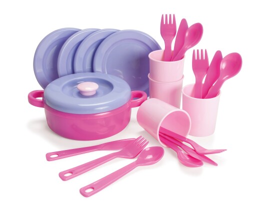 Dantoy Dinner set, Pink 4397