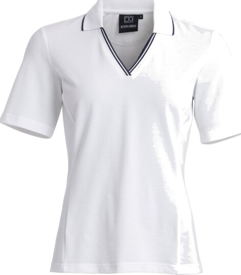 Bogeys & Birdies W Cotton Mix Open Collar Hvit Golf pologenser dame White Medium