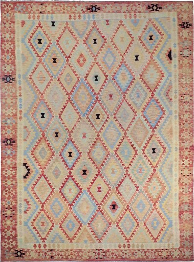 Orientalsk Teppe Vegi Kelim Hand Woven 313 x 427 cm Størrelse: 313 x 427 cm