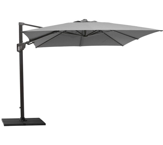 Cane-Line Hyde luxe parasoll Grå 3 x 3 m Cane-Line Hyde luxe parasoll Grå 3 x 3 m