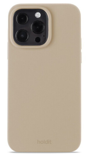 Holdit iPhone 13 Pro Soft Touch Silikon Deksel - Latte Beige
