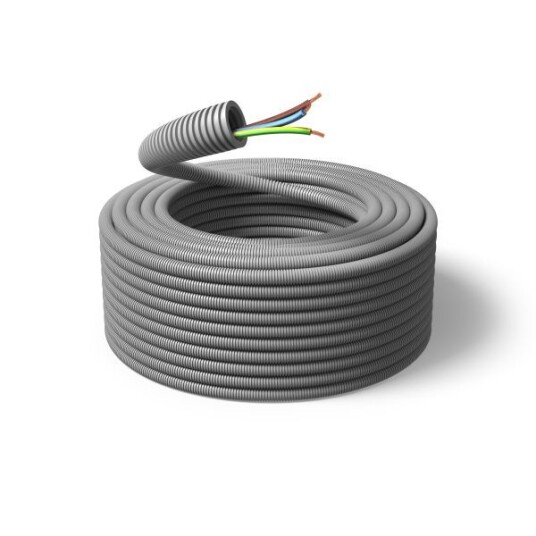 PM FLEX FQ Installasjonskabel forhåndslagt, 100 m 3G 1,5 mm², ytre Ø 16 mm