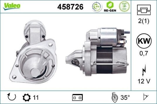 VALEO 458726 Starter