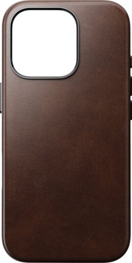 Nomad Traditional Skinnetui til iPhone 16 Pro, Rustic Brown, Horween