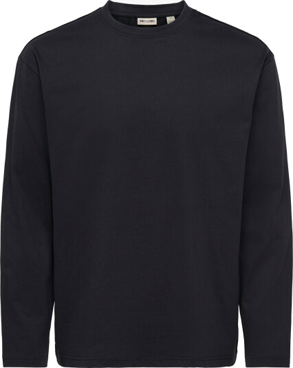 Only & Sons Fred Life Relax Long Sleeve Tee Sort S