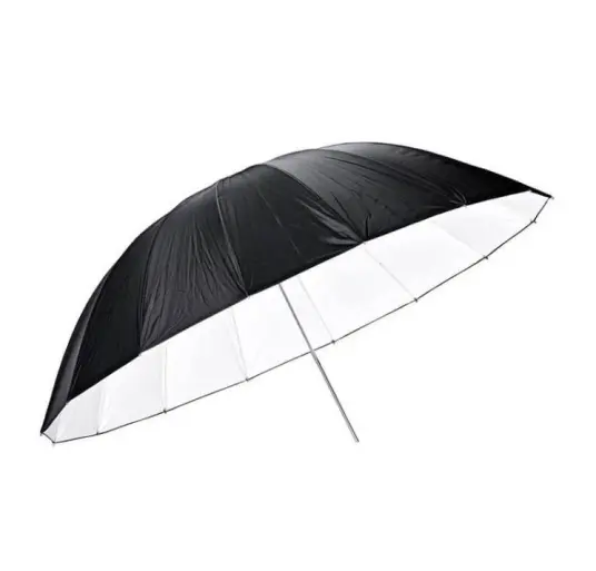 Godox Umbrella UB 01 black white 190cm EKstra stor paraply. Hvit innside Godox Umbrella UB 01 black white 190cm EKstra stor paraply. Hvit innside