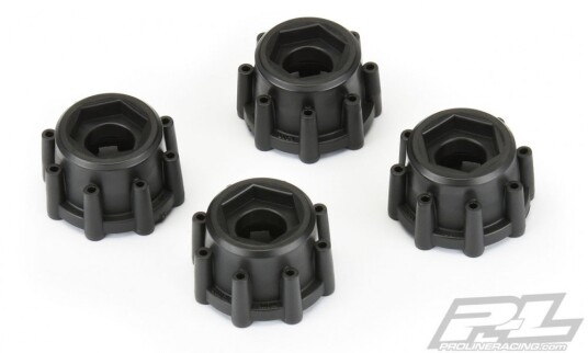 Pro-Line 634500 8x32 to 17mm 1/2" Offset Hex Adapters for Pro-Li Pro-Line 634500 8x32 to 17mm 1/2" Offset Hex Adapters for Pro-Li