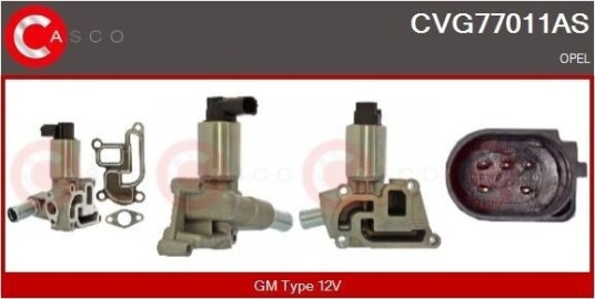 CASCO CVG77011AS EGR-ventil CASCO CVG77011AS EGR-ventil