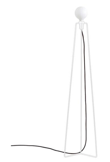 Grupa Products Model 3 Gulvlampe Hvit/ Sort