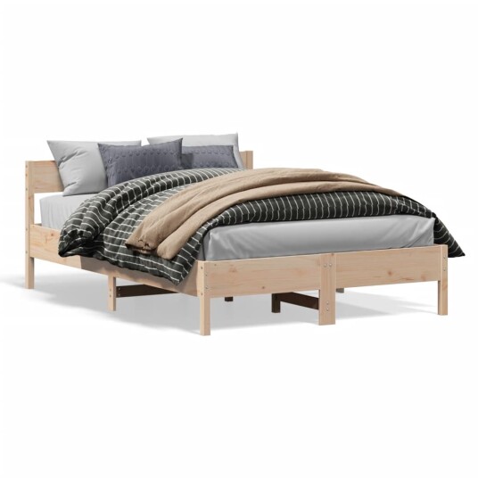  Sengeramme med hodegavl 120x190 cm heltre furu 8721012429208