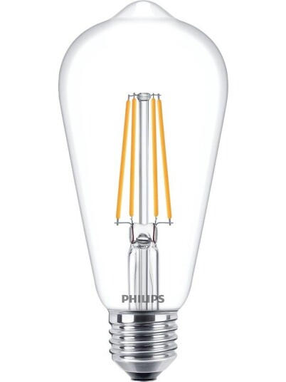 Philips LED-lyspære LED classic 60W ST64 E27 WW CL ND SRT4 E27 Philips LED-lyspære LED classic 60W ST64 E27 WW CL ND SRT4 E27