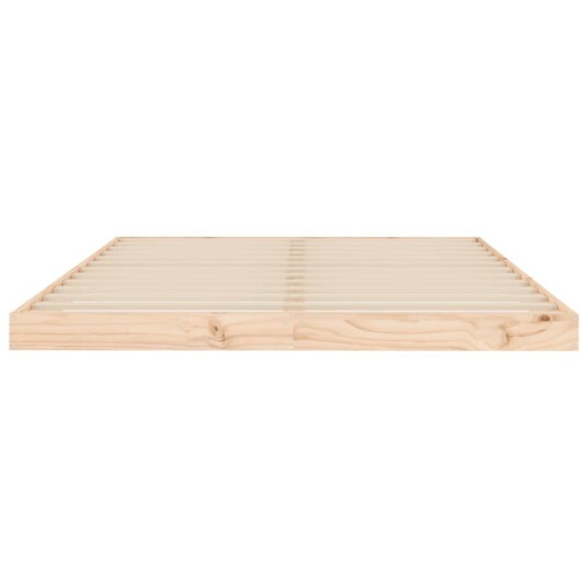 vidaXL Sengeramme 135x190 cm heltre furu 8720845639945