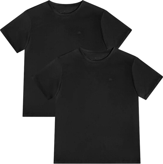 Danish Endurance Momentum Running T Shirt (Men) 2 Pack Black XXL
