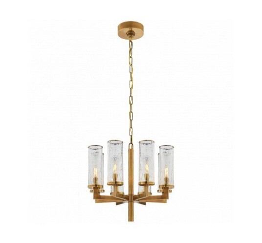 Liaison Single Tier Chandelier Antique-Burnished Brass Liaison Single Tier Chandelier Antique-Burnished Brass