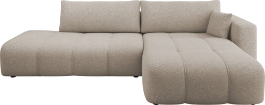 Flo Sovesofa med sjeselong 4 seter Hvit