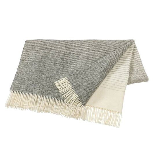 Scandi Living Mist ullpledd Stone Scandi Living Mist ullpledd Stone