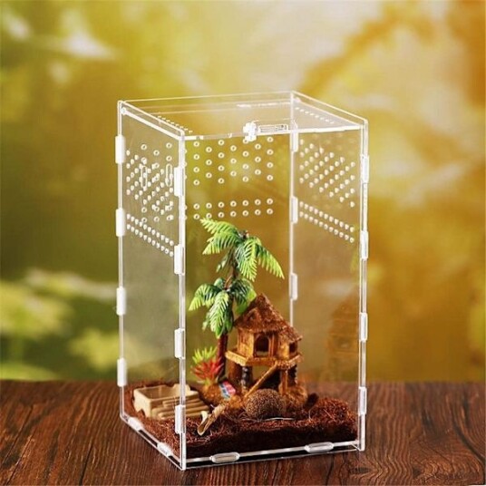 Reptil terrarium for øgle/slange/edderkopp