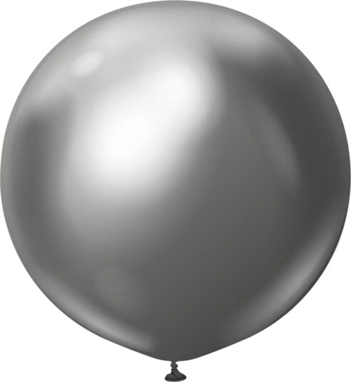 Ballongkungen Ballonger Professional Superstore Grey Chrome 10-pakning 1245009-10