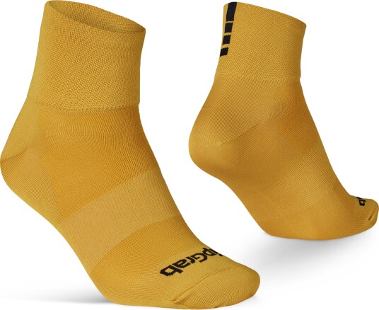 Gripgrab Lightweight SL Short Summer Socks Mustard Yellow L 44 47