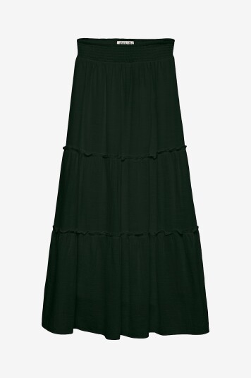 Vero Moda Skjørt awKeeley HW Long Skirt Svart