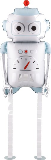 Partydeco Airwalker Robot Folieballong FB394