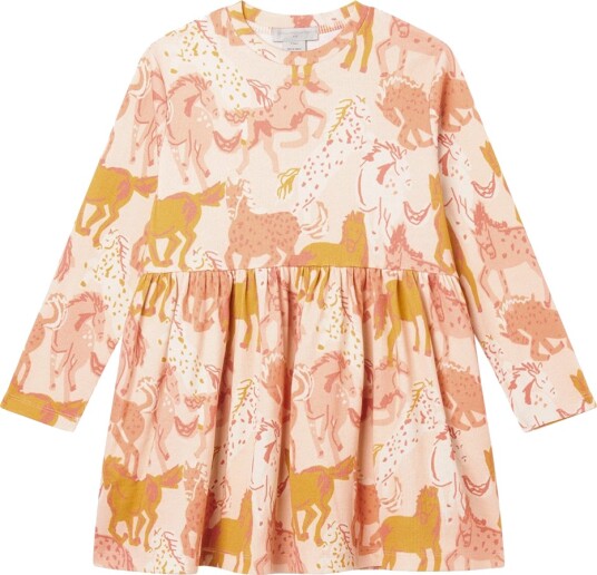 Stella McCartney Kids Kjole   Rib   Rosa/Oransje m. Hester   Stella McCartney Kids   6 år 116   Kjole