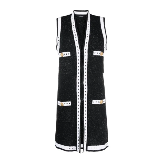 Balmain Dame Strikkevarer Svart S,