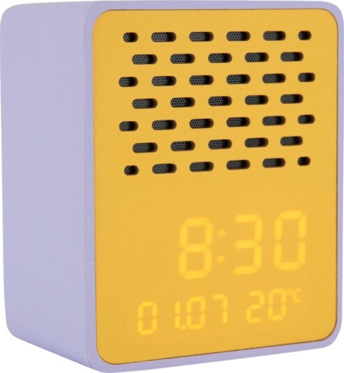 Karlsson Vekkerklokke Funky Vibes Blue Tooth Speaker Gul