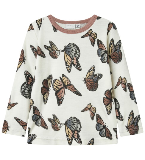 Name It Snow White Butterfly Nmfwillitus Ull Ls Topp Noos 98
