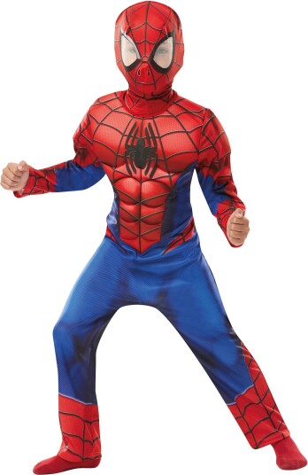 Marvel Spider-Man Kostyme Deluxe 7-8 år Marvel Spider-Man Kostyme Deluxe 7-8 år