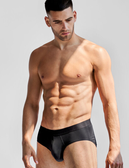 Bread & Boxers 3 Pack Brief   Black   L
