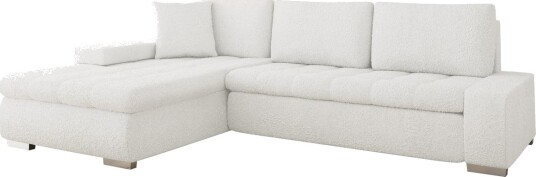 Cerys Sofa med Divan 3 seter Hvit