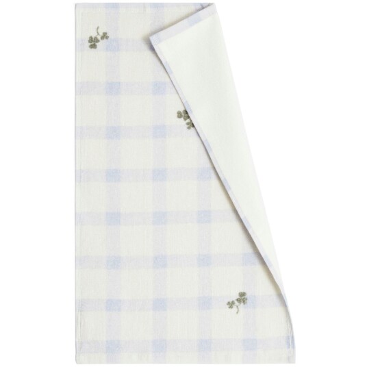 Garbo & Friends Gingham Sorrel Blue Gjestehåndklær 2 pk 30x50 cm