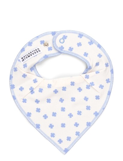 Geggamoja Bamboo Dry Bib Blue One Size
