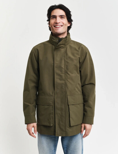 GANT Double Jacket - Khaki green - XXXL GANT Double Jacket - Khaki green - XXXL