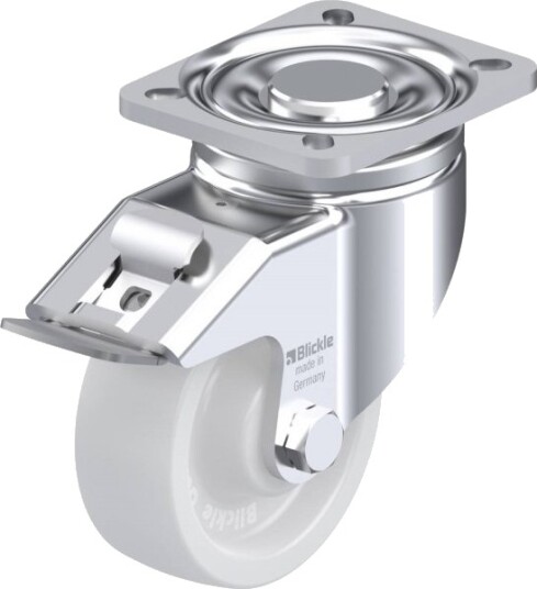 Blickle 617407 Lh-Spo 100G-1-Fi Styrehjul Med Brems Hjuldiameter 100 Mm Bæreevne (Maks.) 500 Kg 1 Stk