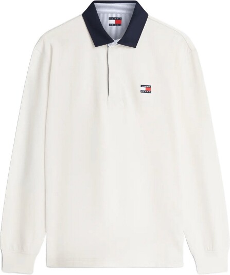 Tommy Jeans Tjm Rlx Ess Badge Rugby Ext Cream XXXL