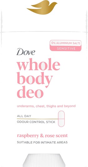 Dove Whole Body Deodorant Raspberry & Rose Deodorant Stick 75 ml