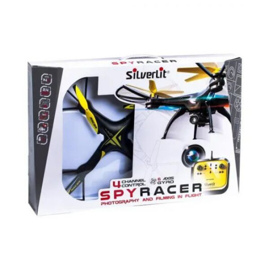 Rocco Giocattoli Flybotic Spy Racer Drone 2,4 GHz Quadcopter 12+ år