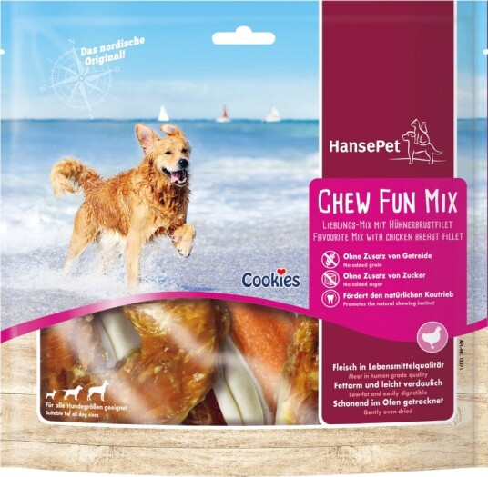 Cookie'S Hansepet Cookies Chew Fun Mix Med Kylling 380 G Cookie'S Hansepet Cookies Chew Fun Mix Med Kylling 380 G