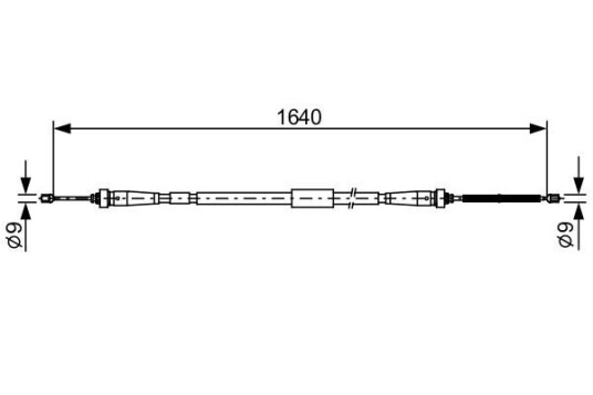 Bremsewire BOSCH 1 987 482 638 Bremsewire BOSCH 1 987 482 638