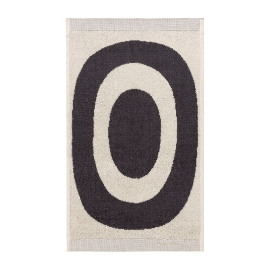 Marimekko Melooni Håndkle 30 x 50 cm charcoal-off white