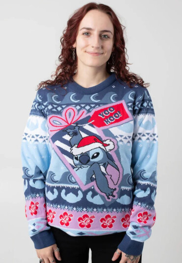 Disney's Lilo and Stitch Strikket Julegenser Yoo Hoo - M - Voksen Disney's Lilo and Stitch Strikket Julegenser Yoo Hoo - M - Voksen