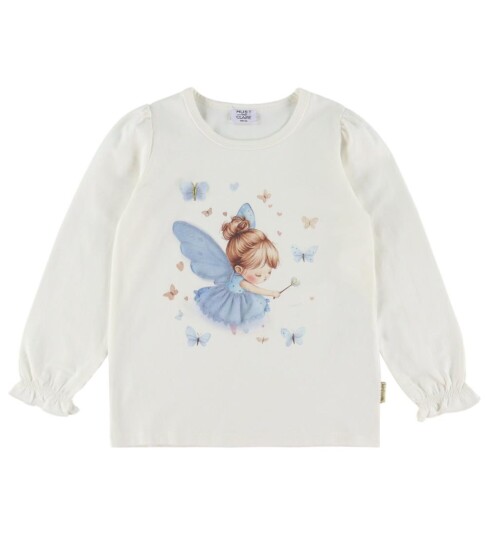 Hust And Claire Genser HCAlma Baby Fairy Ivory 8 år 128 Genser Hvit